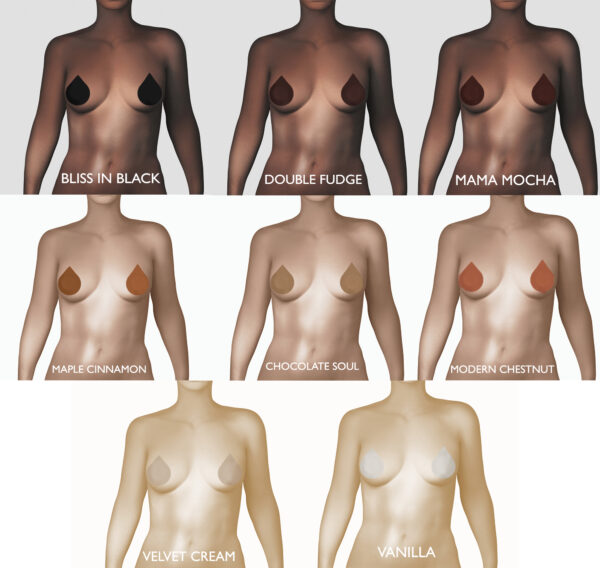 AraFlesh Brown Boobtape Disposable Nipple Covers 1 AraFlesh Brown Boobtape Disposable Nipple Covers 1